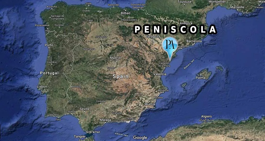 Peniscola map
